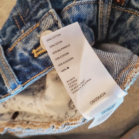 Nwt Free People raw fringe hem mini skirt - Picture 7 of 7